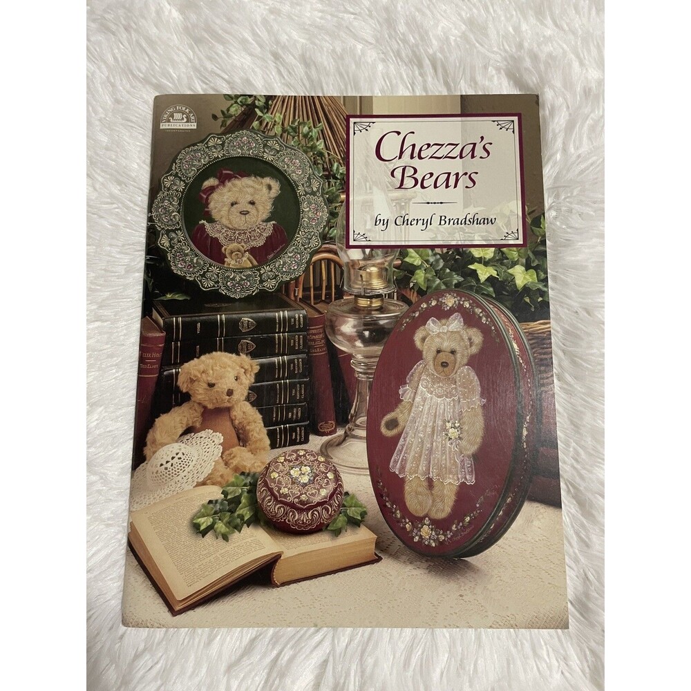 Chezza's Bears Holiday Tole Painting Book Cheryl Bradshaw Vintage Viking Folk